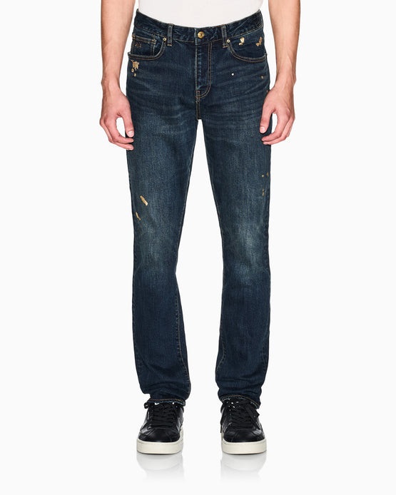 Men 5 Pockets Pant - Blue Denim