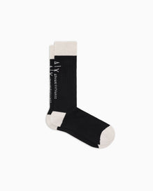 Men Sock - Black/Wind Chime